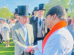 
      
      His Majesty's Garden Party at Buckingham Palace
      
      