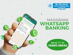 
      
      Bank of Maharashtra's WhatsApp Banking 
      
      