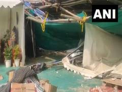 
      
      'Pandal' at park collapses after gusty winds hit Delhi
      
      