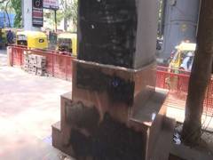 
      
      Pro-Khalistani slogans appear on pillars of Delhi metro stations
      
      