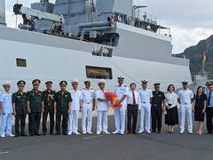 
      
      Navy ship INS Kiltan reaches Vietnam's Cam Ranh Bay
      
      