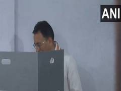 
      
      Jitin Prasada casts vote in UP's Shahjahanpur 
      
      