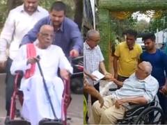 
      
      Telangana: Senior citizens defy age to cast vote in Hyderabad 
      
      