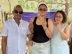 
      
      LS polls: Shuttler Jwala Gutta casts vote with family in Hyderabad
      
      