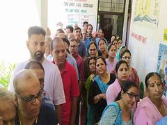 
      
      52.6 pc voter turnout recorded till 3 pm in phase 4 LS polls
      
      