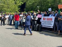 
      
      UK chapter of UKPNP organises protest
      
      