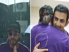 
      
      Even rain cannot dampen SRK's love for KKR, meets team in Gujarat
      
      