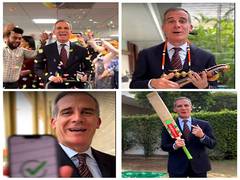 
      
      US Ambassador to India, Eric Garcetti, marks one-year anniversary
      
      