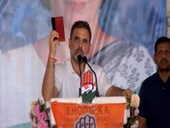
      
      First time, LS elections being fought to save Constitution: Rahul
      
      
