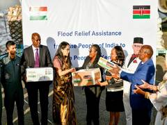 
      
      India hands over second tranche of humanitarian aid to Kenya
      
      