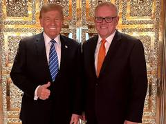 
      
      Morrison, Trump discuss China's assertions in Indo-Pacific 
      
      