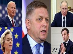 
      
      Global leaders condemn shooting attack on Slovak PM
      
      