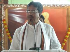 
      
      Tripura Chief Minister Manik Saha attends blood donation camp
      
      