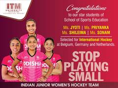 
      
      Championing Women's Hockey: ITM University Gwalior Athletes Shine
      
      