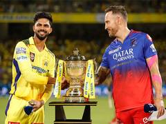 
      
      IPL 2024: CSK win toss, decide to bowl against RCB
      
      