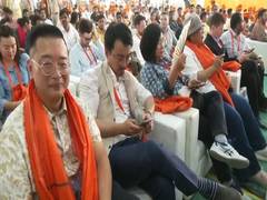 
      
      Foreign diplomats attend PM Modi's public meeting in Delhi 
      
      