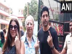 
      
      LS Polls: Farhan Akhtar, Zoya Akhtar among early voters in Mumbai
      
      