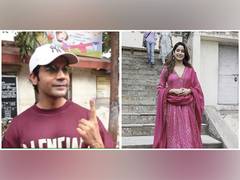 
      
      Lok Sabha polls: RajKummar, Janhvi exercise their franchise
      
      