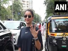 
      
      Sanya Malhotra flaunts her inked finger after casting vote
      
      