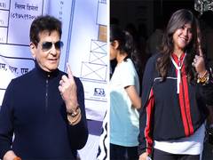 
      
      LS Polls : Jeetendra, Ektaa Kapoor exercise their right to vote
      
      