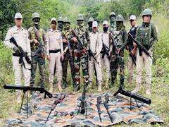 Huge cache of arms, ammunition recovered by security forces in Manipur