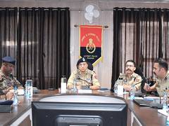 
      
      J-K: ADGP Jammu, Anand Jain reviews security situation at Doda 
      
      