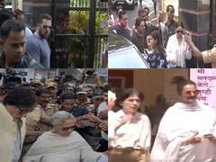 
      
      Bollywood celebrities vote in LS polls, show inked fingers
      
      