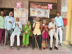 
      
      Polling concludes in fifth phase of Lok Sabha polls; fate of 695 
      
      