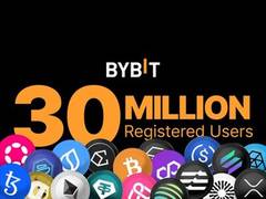 
      
      Bybit Reaches 30 Million Registered Users
      
      
