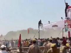 
      
      UP: Chaos erupts in Akhilesh Yadav's rally in Azamgarh
      
      