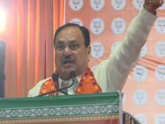 
      
      Nadda rips into Congress, hails Centre over Article 370
      
      