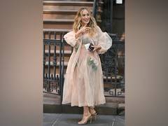 
      
      Sarah Jessica Parker stuns in sheer ensemble
      
      