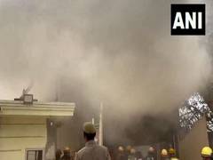
      
      Fire breaks out at ply company in Noida 
      
      