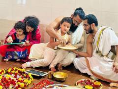 
      
      Rishab Shetty visits Divya Kshetra Hariharapura temple
      
      