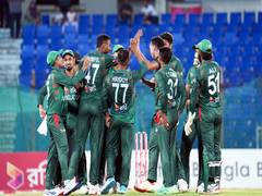 
      
      Bangladesh restrict USA to 144/7 in second T20I
      
      