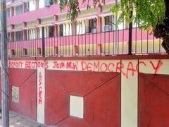 
      
      2 FIRs filed after posters to boycott polls found on DU campus
      
      
