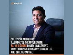 
      
      Soleos Solar Energy Secures Rs 48.5 Crore equity Funding
      
      