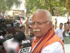 
      
      Former Haryana CM Khattar casts his vote in Haryana
      
      