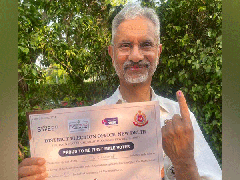 
      
      LS voting day: Jaishankar urges for 