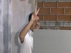
      
      Suvendu Adhikari casts his vote in West Bengal's Nandigram
      
      