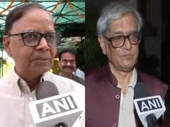 
      
      Arvind Panagariya, Bibek Debroy cast vote in LS polls
      
      