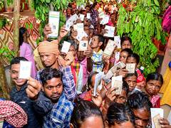 
      
      57.7 pc voter turnout recorded in Phase 6 till 5 pm
      
      