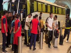 
      
      First batch of Indian players depart for US ahead of ICC T20 WC
      
      