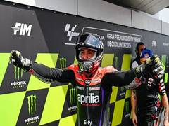 
      
      Espargaro pounces on Bagnaia's late heartache; Marquez thrills
      
      