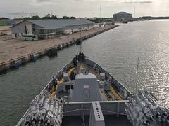 
      
      As part of South China Sea deployment, INS Kiltan docks in Brunei
      
      