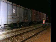 
      
      Goods train derails near Sangar railway station in Jammu
      
      