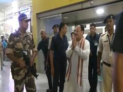 
      
      BJP national president JP Nadda arrives in Varanasi
      
      