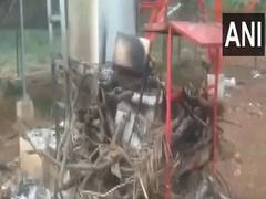 
      
      Chhattisgarh: Naxals torch two under-construction mobile towers
      
      