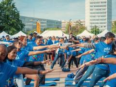 
      
      WHO Chief, Union Health Secy performs yoga at ‘Walk the Talk’
      
      