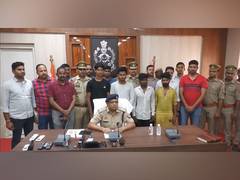
      
      Raipur: Four members of the International Aman-Sahu gang nabbed b
      
      